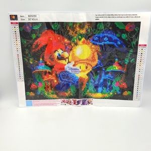 2/$25 BN Diamond Art Painting Super Mario golden mushroom 30 x 40 cm